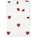 Livarno Žerzejové napínací prostěradlo srdce 90-100x200 – Hledejceny.cz