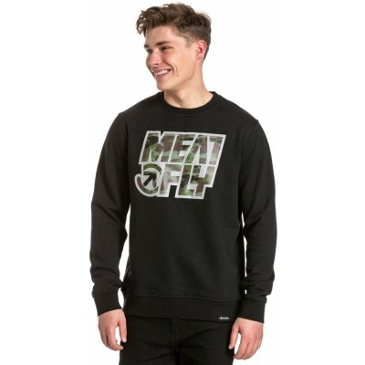 Meatfly mikina Repash Crewneck Black