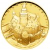 ČNB Zlatá mince 5000 Kč Hrad Bouzov 2017 Proof 1/2 oz