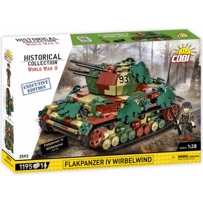 COBI 2593 World War II Samohybný protiletadlový kanón Flakpanzer IV WIRBELWIND – Zboží Mobilmania