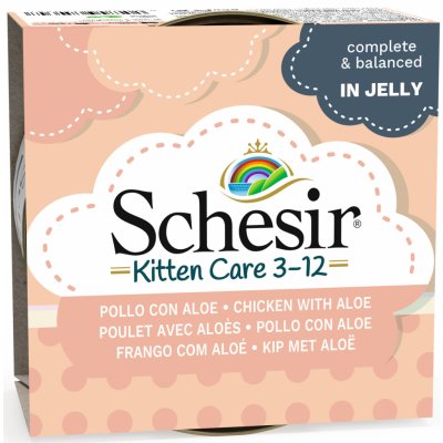 Schesir Cat Kitten kuře aloe 85 g