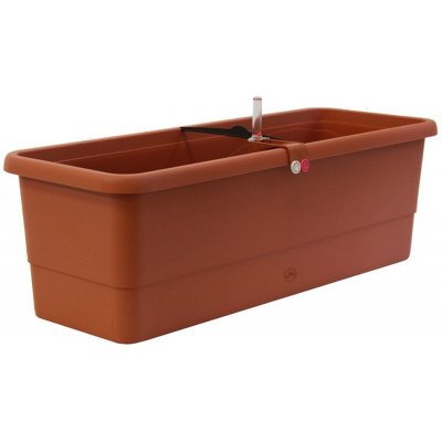 Plastkon samozavlažovací truhlík Gardenie Smart teracotový 100 x 22,5 x 19,5