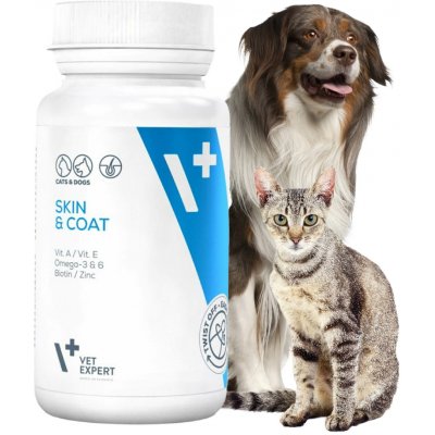 VetExpert Skin & Coat přípravek na kůži a srst pro psy a kočky 30 kapslí – Hledejceny.cz