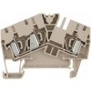 Svorkovnice Terminal with tension spring connection, Feed-through terminal, Rated cross-section: Tension clamp connection, Wemid, Dark Beige, ZDU 4-2/3AN 177036000