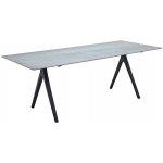 Gloster Hliníkový jídelní stůl Split, obdélníkový 280x92x73 cm, rám hliník meteor, deska keramika dekor Nero – Hledejceny.cz
