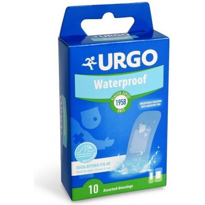 URGO WATERPROOF Voděodolná náplast 10 ks NOVÁ