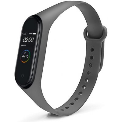 Xiaomi jednobarevný náhradní náramek pro Mi Band 3/4 Tmavě šedá MBSCZ-34JBSED – Zbozi.Blesk.cz