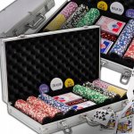 Springos Poker set v alu kufříku 500 žetonů KG0023 – Zboží Dáma