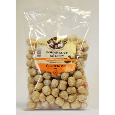 Pohankový mlýn Šmajstrla Šmajstrla Pohankové křupky ČESNEKOVÉ 50 g – Zboží Dáma