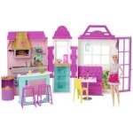 Mattel Barbie herní set restaurace s panenkou – Zboží Mobilmania