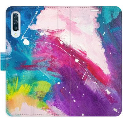 Pouzdro iSaprio Flip s kapsičkami na karty - Abstract Paint 05 Samsung Galaxy A50 – Zbozi.Blesk.cz