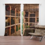 Sablio Závěs Vinný sklípek: 2ks 140x250cm – Hledejceny.cz