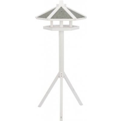 Trixie Natura Venkovní krmítko se stříškou a silem 1,45 m 65 x 46 cm borové dřevo bílá – Hledejceny.cz