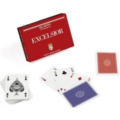Hrací karty Excelsior poker, kanasta – Hledejceny.cz