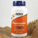 Now Foods Foods Pancreatin 10 x 200 mg x 100 kapslí – Hledejceny.cz