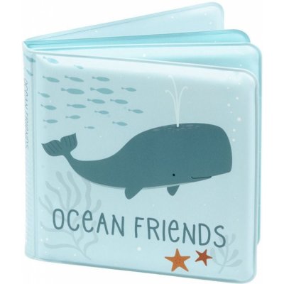A Little Lovely Company Kniha do vany Ocean friends – Zboží Mobilmania
