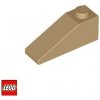 LEGO® doplněk LEGO® 4286 STŘECHA 1x1x3 Tmavě-Béžová