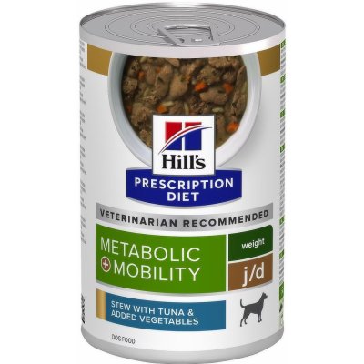 Hill’s Prescription Diet J/D Metabolic & Mobility Weight 370 g – Hledejceny.cz