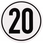 DEMA Rychlostní nálepka 20 km/h, 200 mm 48071D