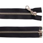 WICO Kovový zip no.5 rozepínací 45cm černý (stříbrné zoubky) - více variant Barva: Taháček 3 Carmen – Hledejceny.cz