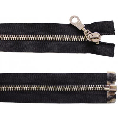 WICO Kovový zip no.5 rozepínací 45cm černý (stříbrné zoubky) - více variant Barva: Taháček 3 Carmen – Hledejceny.cz