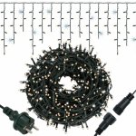 SPRINGOS LED krápníky 22,5m 500LED IP44 teplá bílá + záblesky – Zboží Dáma