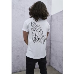 Mr. Tee Pray Hands Tee white