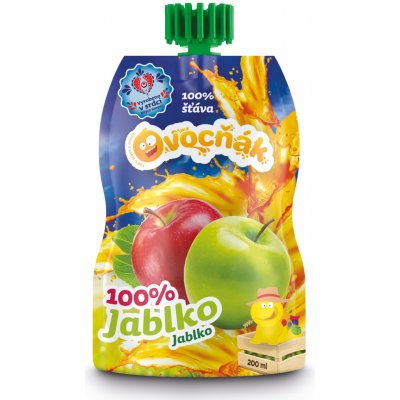 Ovocňák 100% Mošt jablko 200 ml – Zboží Dáma