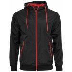 Build your Brand BY 016 pánská větrovka black/red – Zboží Dáma