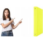 Donau kroužkový pořadač 4 kroužky A4 3,5 cm žlutý – Zboží Živě