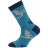 Ewers Socken Drache dust blue