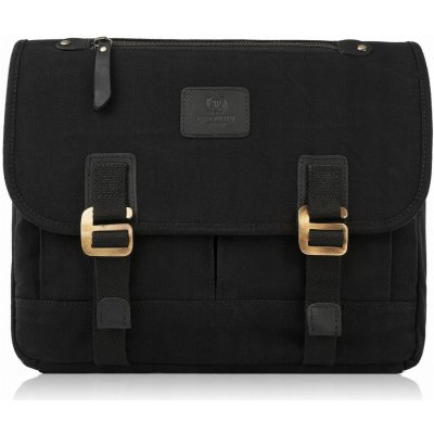 Paolo Peruzzi taška na dokumenty z plátna bez vzoru – Hledejceny.cz