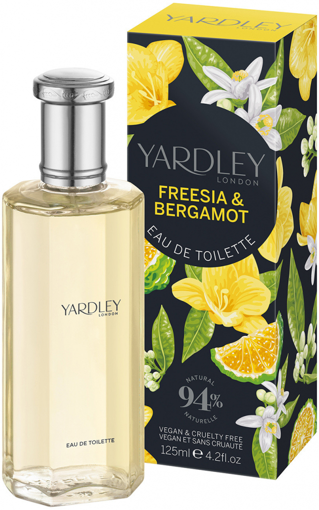 Yardley Frézie & Bergamot toaletní voda dámská se svěžími tóny citrusů květin a koření 125 ml