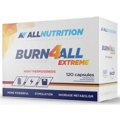AllNutrition Burn4All Extreme 120 kapslí – Zbozi.Blesk.cz