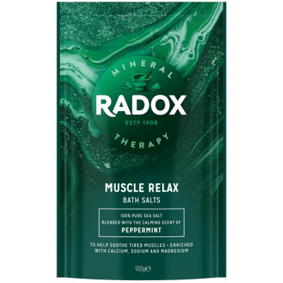 Radox Muscle Relax relaxační sůl do koupele 900 g – Zboží Mobilmania