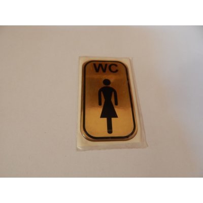 Samolepka WC ženy – Zboží Dáma