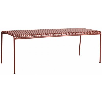 HAY Zahradní stůl Palissade, 220 x 90, Iron Red – Hledejceny.cz