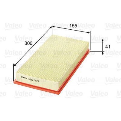 Vzduchový filtr VALEO 585293 – Hledejceny.cz