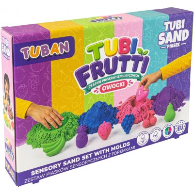 TUBAN Tubi Frutti Kreativní set se senzorickým pískem a formičkami – Hledejceny.cz