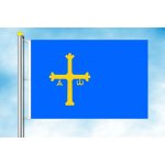 LIBEA, s.r.o. Asturie vlajka Rozměr: 40×60 cm, Uchycení: Karabiny na stožár – Hledejceny.cz