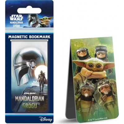Star Wars: Mandalorian a Grogu Magnetická záložka – Hledejceny.cz