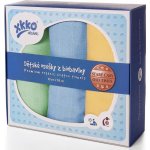 Kikko tetra osuška z biobavlny XKKO Organic 90x100cm Staré časy Pastels barevné 1ks – Zboží Dáma