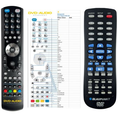 Dálkový ovladač General Blaupunkt LAS VEGAS DVD 35 – Hledejceny.cz
