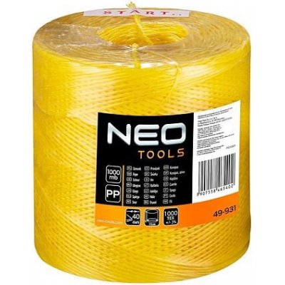 NEO provázek PP 1000m, žlutý, 49-931 – Sleviste.cz
