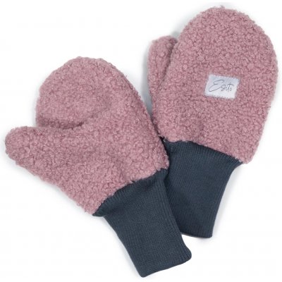 Esito Zimní palcové rukavice Teddy fleece double Cyclamen pink růžová – Zboží Dáma