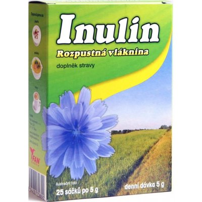 F&N DODAVATELE Inulin rozpustná vláknina 25x 5 g – Hledejceny.cz