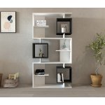 ASIR Knihovna ICARDI bílá/antracit – Zboží Mobilmania