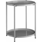 tectake 404197 odkládací stolek oxford 45,5x45,5x53cm šedá – Hledejceny.cz