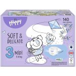 Bella Happy 3 Midi 5-9 kg 140 ks – Hledejceny.cz
