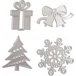 DP Craft vyřezávací šablona Vánoční 4 ks – Zboží Dáma
